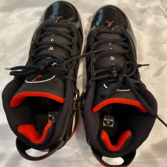 jordan 6 rings black and red